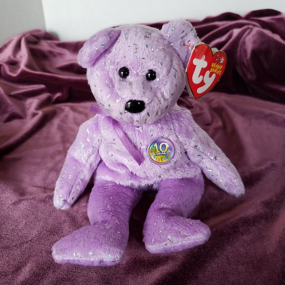 Ty Other - Ty Decade  Beanie Baby 10 year anniversary